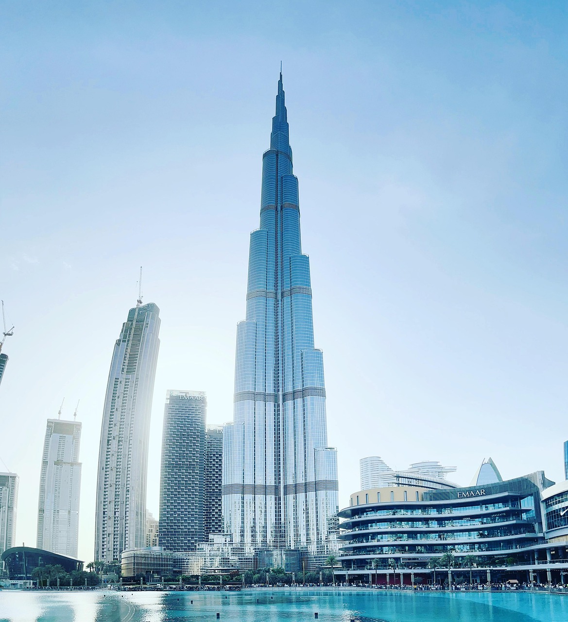 building, nature, architecture, dubai, uae, evening, clouds, sky