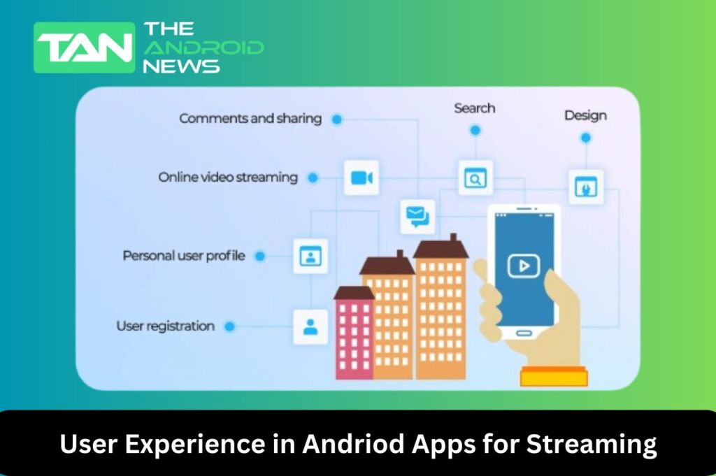 User Experience in Andriod Apps for Streaming