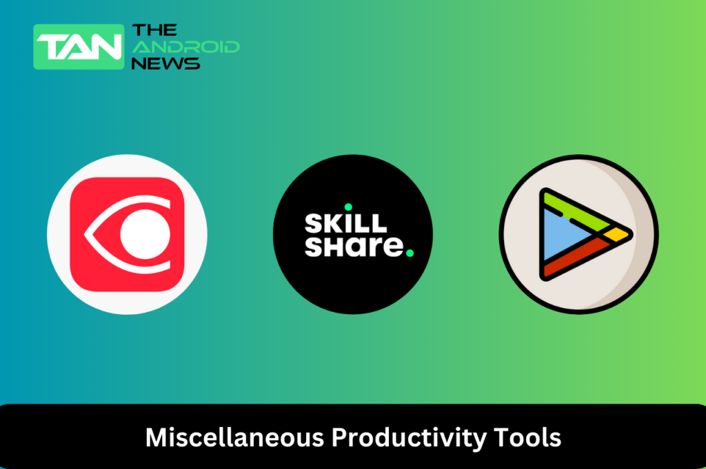 Miscellaneous Productivity Tools