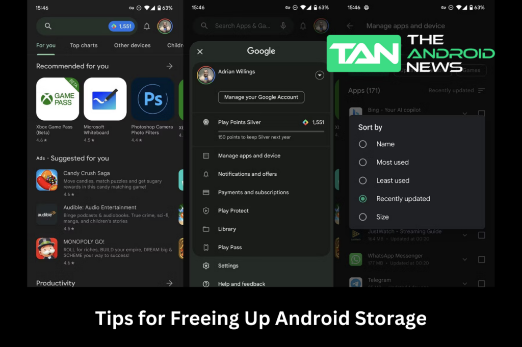 Tips for Freeing Up Android Storage