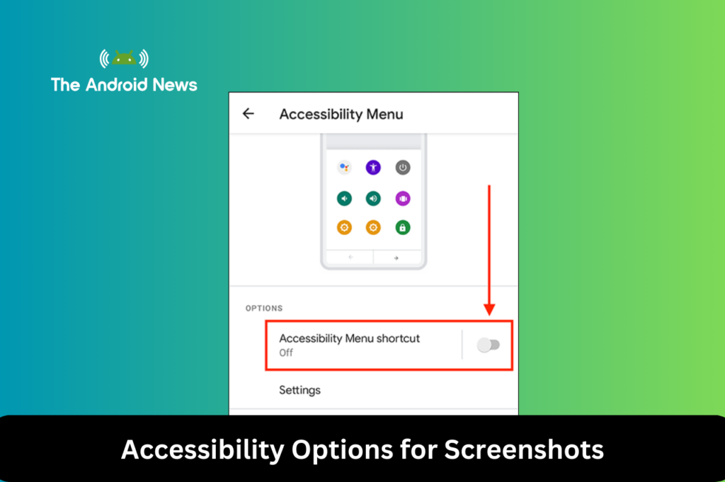 Accessibility Options for Screenshots