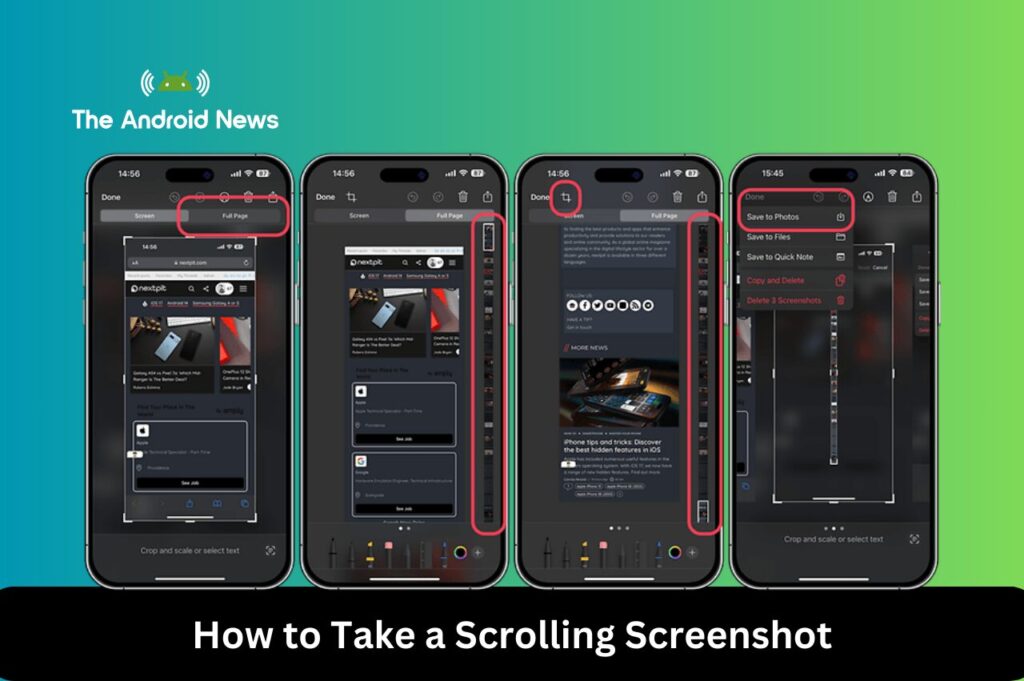 How to Take a Scrolling Screenshot